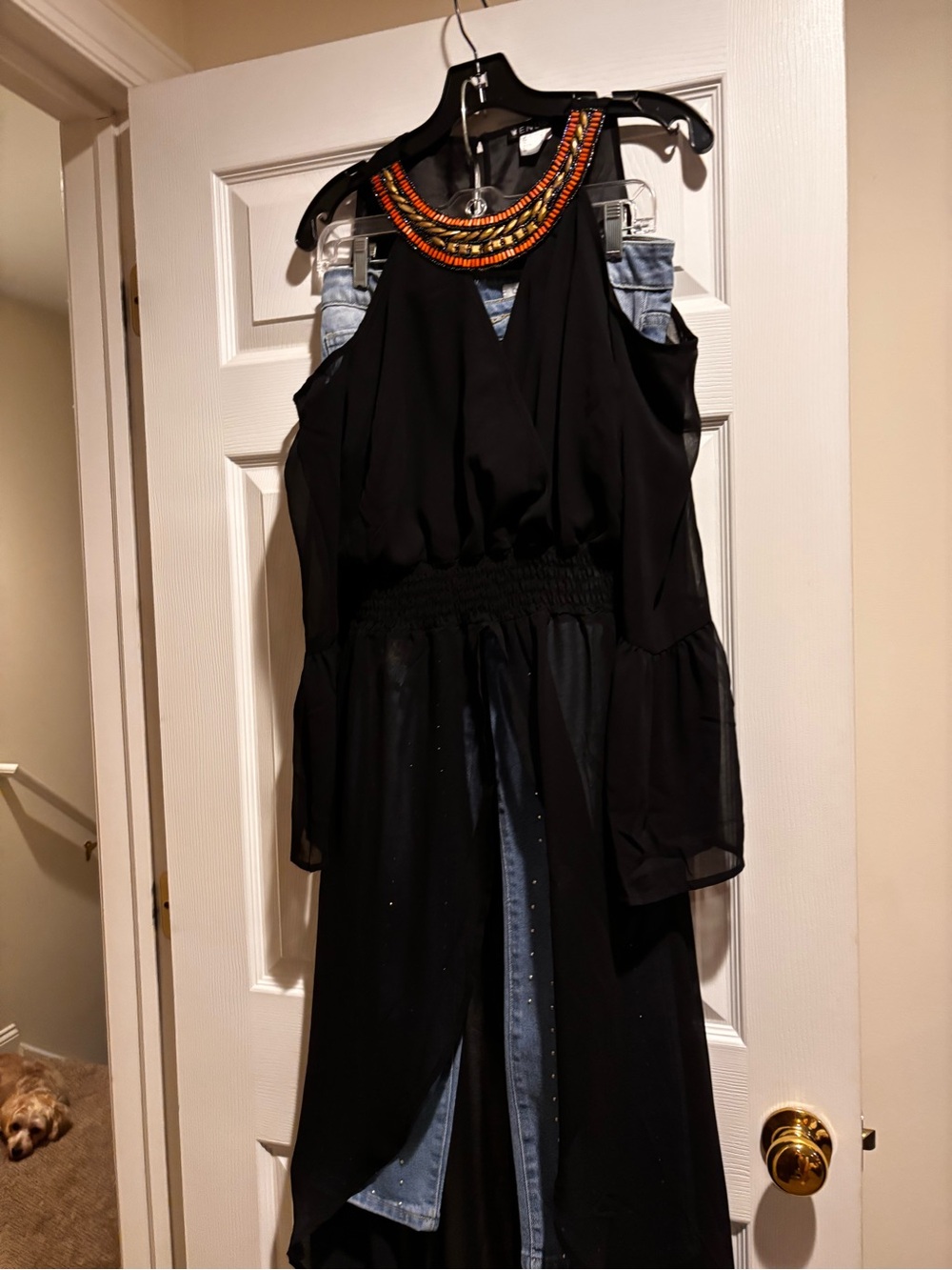 Vogue Dressing:Ethereal Dress to Wear Over Jeans